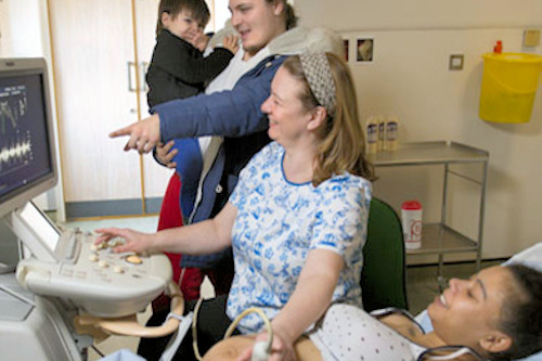 Woman in Fetal Medicine Unit